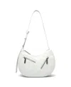Like Dreams Dolce Crackled Shoulder Bag In Cream