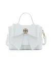 Like Dreams Double Bow Magnetic Crossbody Bag In White
