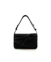 Like Dreams Elena Bow Small Shoulder Bag In Black