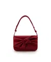 Like Dreams Elena Bow Small Shoulder Bag In Red
