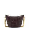 Like Dreams Eleni Quilted Top Handle Crossbody Bag In Brown