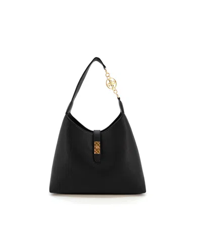 Like Dreams Francesca Hobo Medium Shoulder Bag In Black