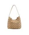 Like Dreams Hazel Woven Large Tote Bag In Beige