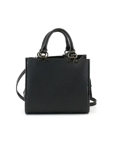 Like Dreams Hudson Satchel Small Tote Bag In Black