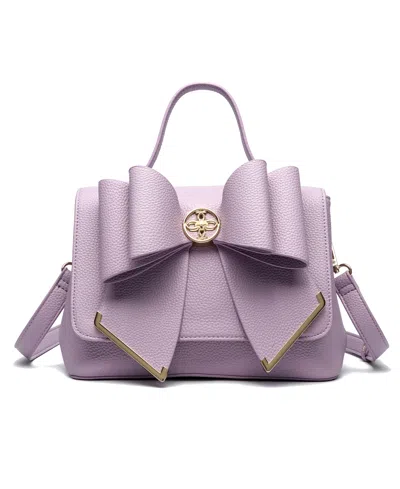 Like Dreams Jasmine Bowtie Crossbody Bag In Lilac