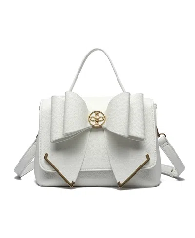 Like Dreams Jasmine Bowtie Crossbody Bag In White