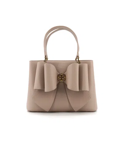 Like Dreams Jesse Fall Bow Crossbody Bag In Beige