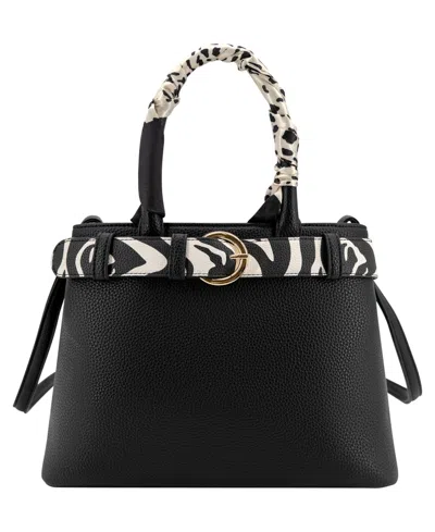 Like Dreams Jolene Western Belt Small Crossbody Handbag In Black