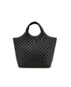 Like Dreams Juliet Quilted Medium Tote Bag In Black