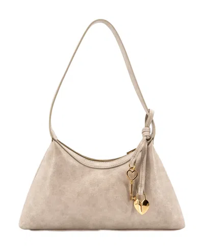 Like Dreams Kaitlyn Heart Locket Small Shoulder Handbag In Pink