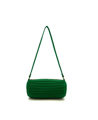 Like Dreams Laila Pleated Small Shoulder Bag In Green