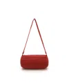 Like Dreams Laila Pleated Small Shoulder Bag In Orange