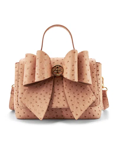 Like Dreams Lisette Bow Small Crossbody Handbag In Blush