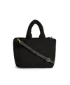 Like Dreams Lumi Sherpa Shoulder Bag In Black