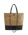 Like Dreams Maplewood Nylon Tote Bag In Taupe