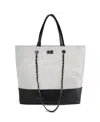 Like Dreams Maplewood Nylon Tote Bag In White