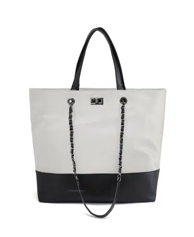 Like Dreams Maplewood Nylon Tote Bag In White