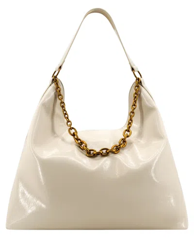 Like Dreams Marlo Distressed Hobo Large Tote Handbag In White
