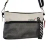 Like Dreams Mesh Clout +9 Crossbody Fanny Pack In Ivory/black In Multi