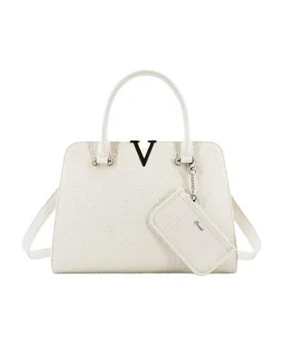 Like Dreams Midori Medium Satchel Handbag In White