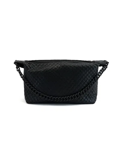 Like Dreams Morgan Baguette Shoulder Crossbody Bag In Black