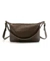 Like Dreams Morgan Baguette Shoulder Crossbody Bag In Chocolate Brown