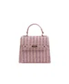 Like Dreams Neo Straw Crossbody In Pink