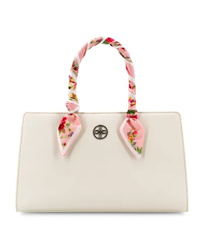 Like Dreams Primrose Scarf Medium Crossbody Handbag In White