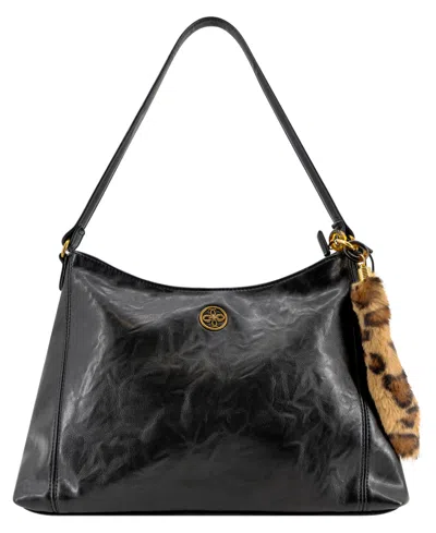 Like Dreams Prive Zipper Medium Tote Handbag In Black