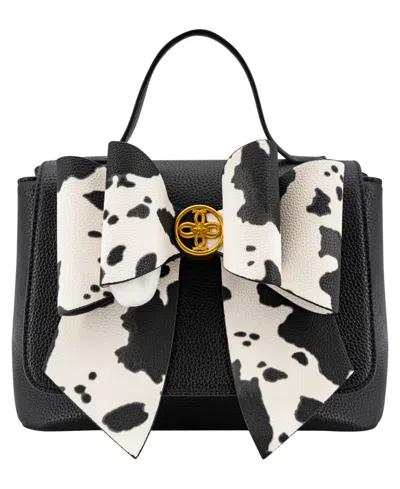 Like Dreams Saddle Bow Small Crossbody Handbag In Black