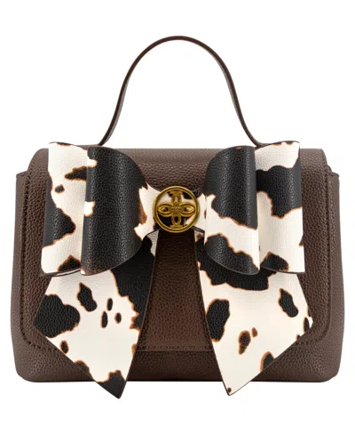Like Dreams Saddle Bow Small Crossbody Handbag In Brown
