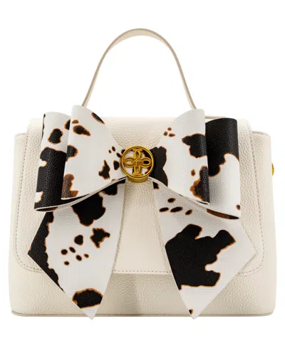 Like Dreams Saddle Bow Small Crossbody Handbag In Ivory