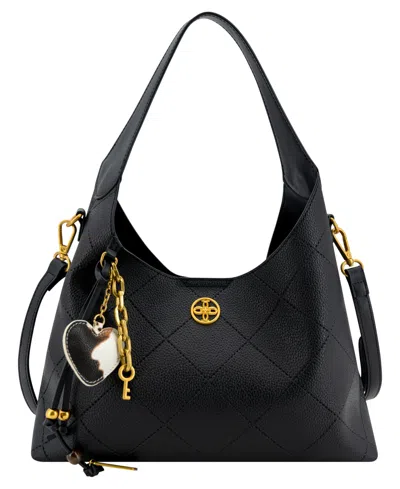 Like Dreams Sadie Western Charm Medium Shoulder Handbag In Black
