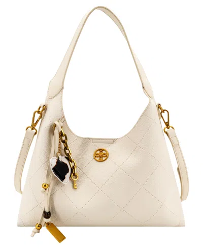 Like Dreams Sadie Western Charm Medium Shoulder Handbag In Ivory