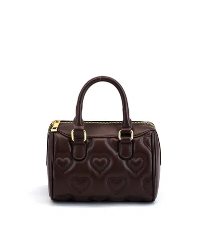 Like Dreams Selene Bowling Mini Crossbody Bag In Oak Brown