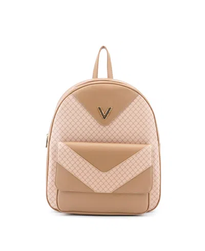 Like Dreams Stella Small Overflap Backpack In Camel