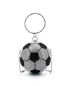 Like Dreams Striker Small Rhinestone Soccer Clutch Bag