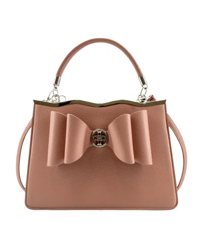 Like Dreams The Noa Structured Bowtie Small Crossbody Bag In Purple