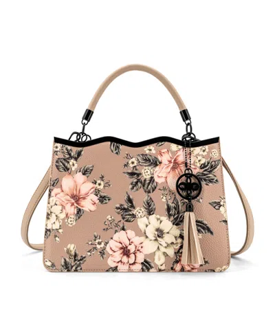 Like Dreams Violette Top Handle Small Satchel Bag In Brown