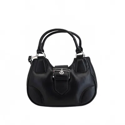 Like Dreams Women's Artic Plush Y2k Top Handle Crossbody Bag In Black
