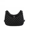Like Dreams Women's Auburn Y2k Vegan Dual Quilted Shoulder Bag In Black In Black