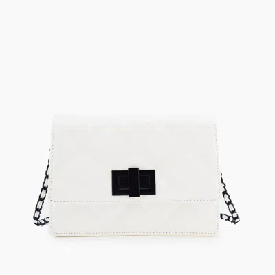 Like Dreams Women's Blair Vegan Quilted Crossbody Bag In White