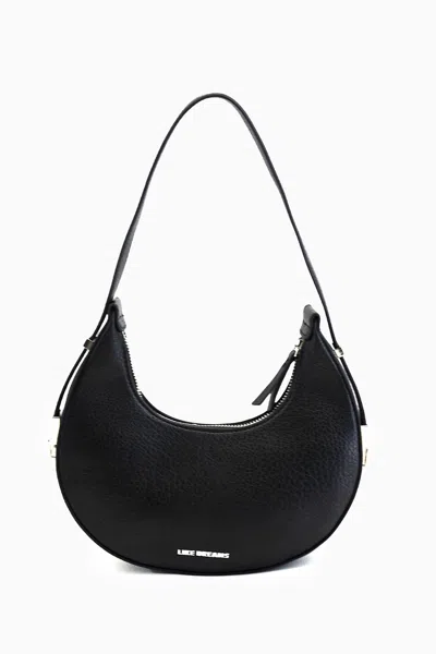 Like Dreams Women's Carol Top Handle Crescent Shoulder Bag In Black