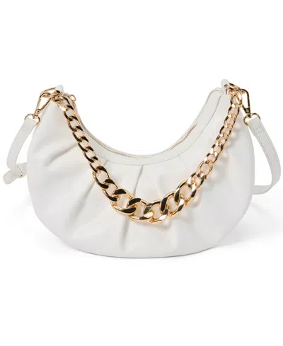Like Dreams Women's Casper Ruffled Shoulder Bag In White