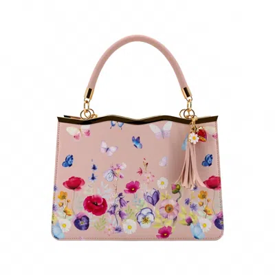 Like Dreams Women's Clarette Floral Crossbody Bag In Blush In Gold