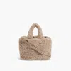 Like Dreams Women's Demi Faux Fur Sherpa Square Shoulder Bag In Tan In Multi