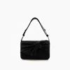 Like Dreams Women's Elena Bow Vegan Shoulder Bag In Black In Black