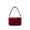 Like Dreams Women's Elena Bow Vegan Shoulder Bag In Red In Red