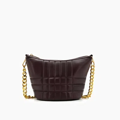Like Dreams Women's Eleni Quilted Crossbody Top Handle Bag In Brown