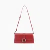 Like Dreams Women's Georgie East West Buckle Shoulder Bag In Red In Red